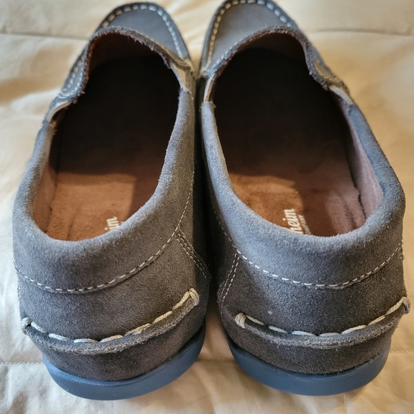 Florsheim kids grey loafers with large stitching - Picture 9 of 12